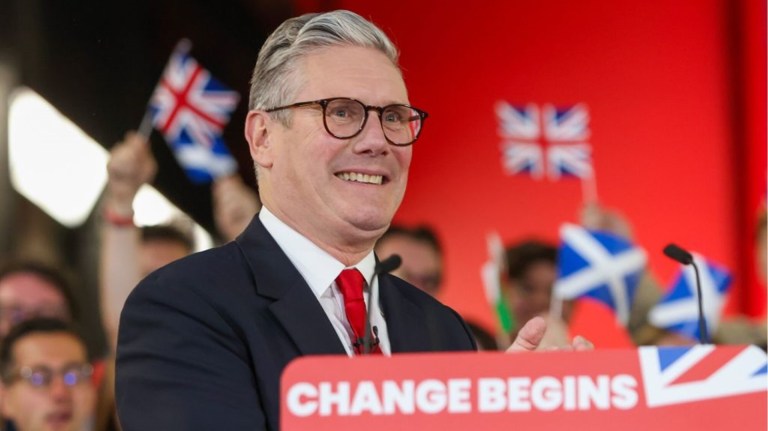 New prime minister Keir Starmer
