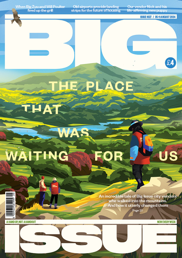 Vendors visit the Lake District
