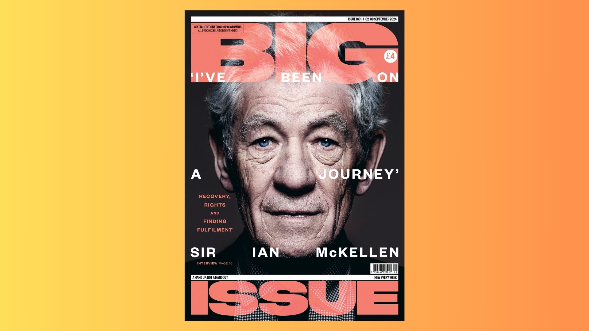 Inside the Big Issue: Ian McKellen on recovery, rights and fulfilment