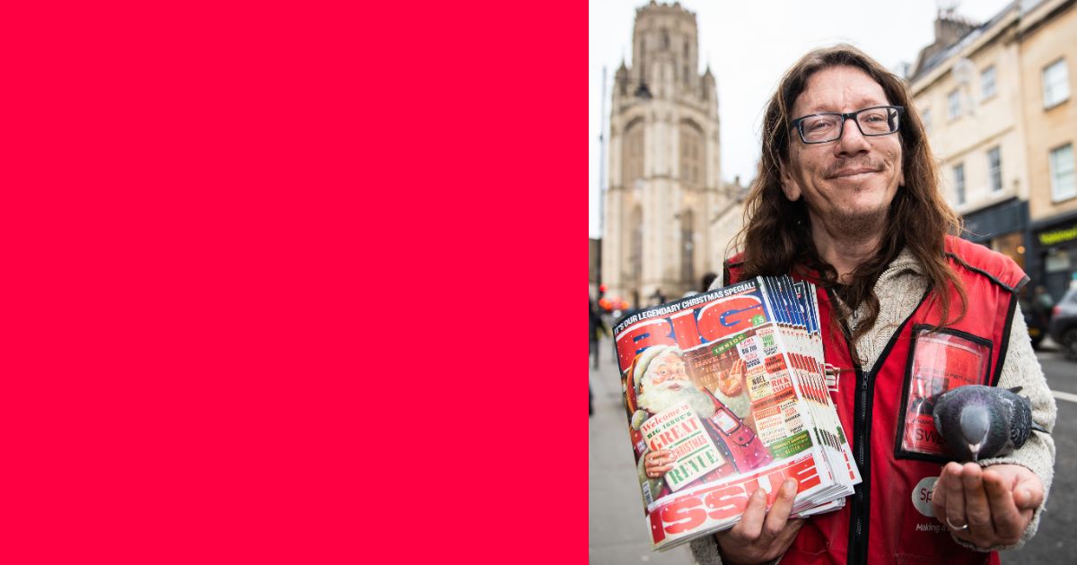 Big Issue Vendor