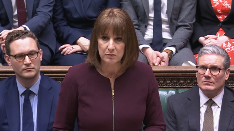 Chancellor Rachel Reeves delivers her spring statement to parliament