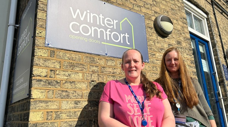 health navigators at homeless hostel