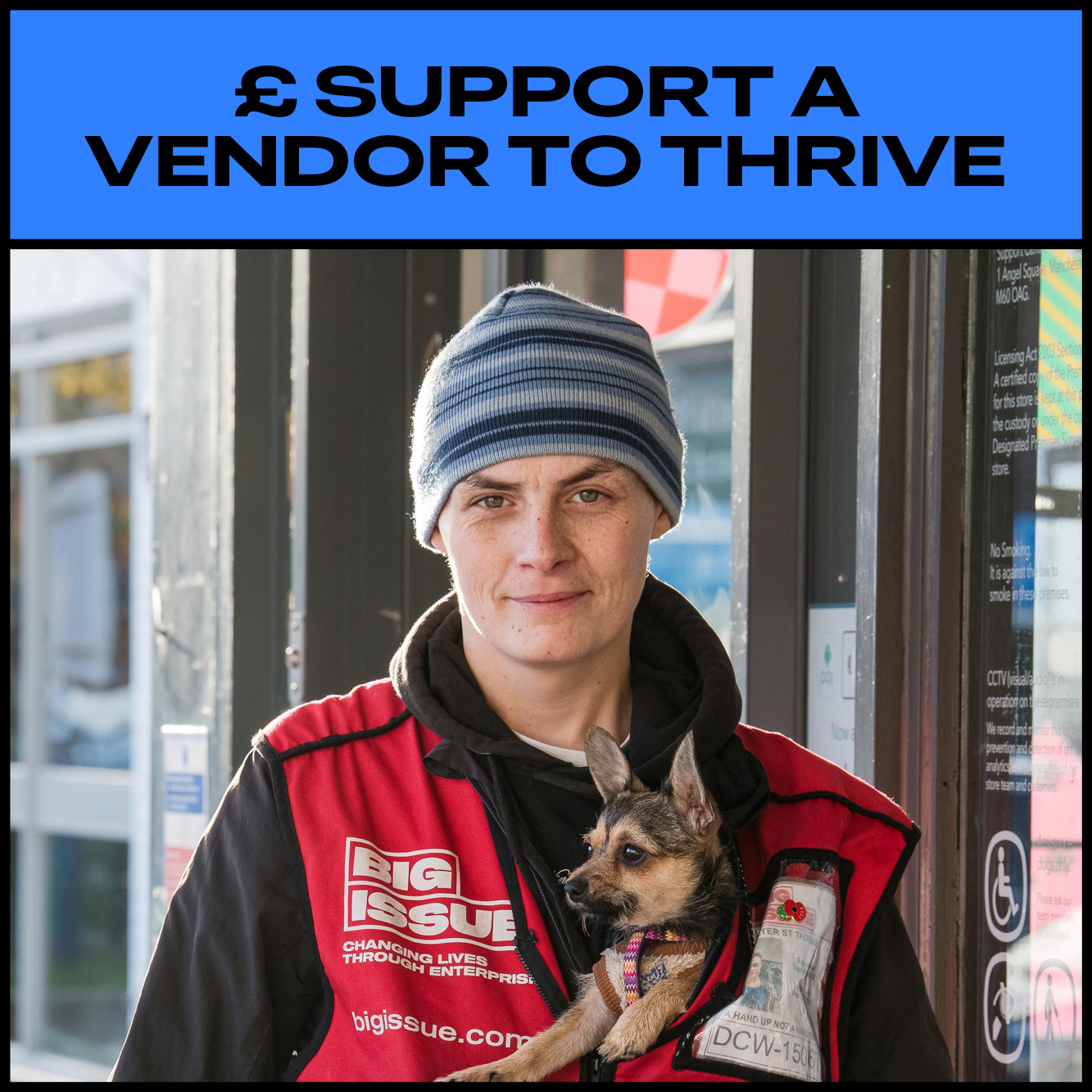 Support Big Issue vendors to thrive
