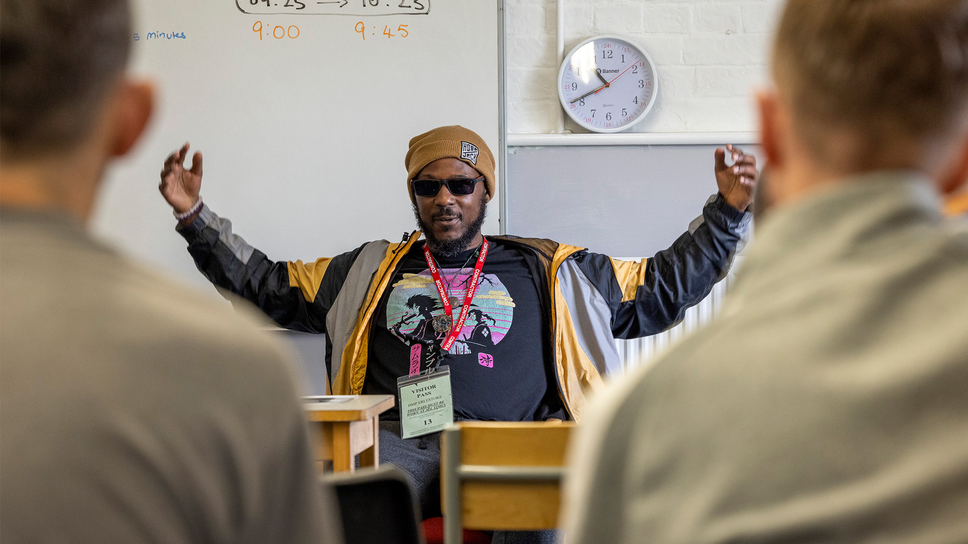 Adrian Scott at Penned Up 2024. Image: Andy Aitchison