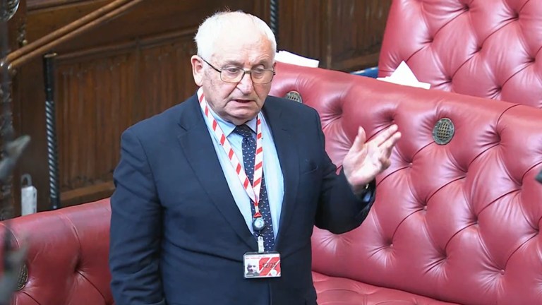 Crossbench peer and Big Issue founder Lord John Bird