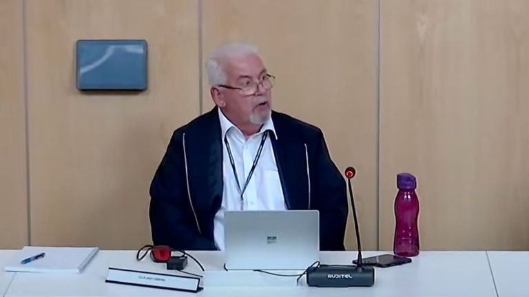 Reform UK's Andy Osborn during a Cambridgeshire County Council meeting. Credit: Youtube / Terry Galloway