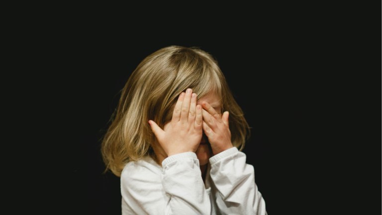 A sad child