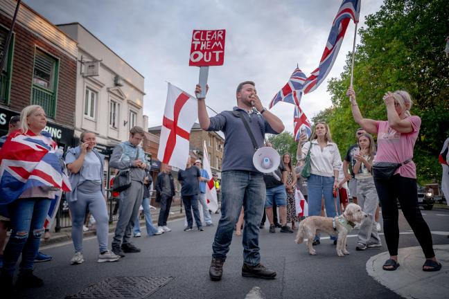 Epping asylum hotel protesters