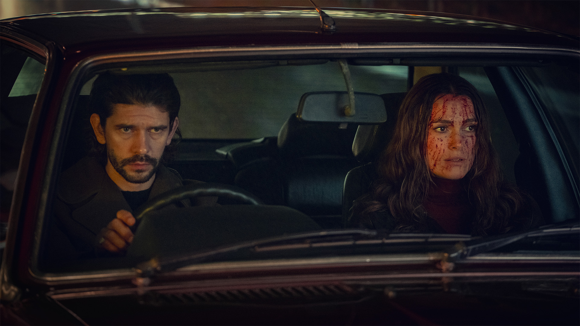 Ben Whishaw and Keira KNightley in Black Doves