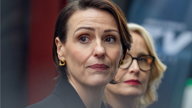 Suranne Jones and Julie Delpy in Hostage