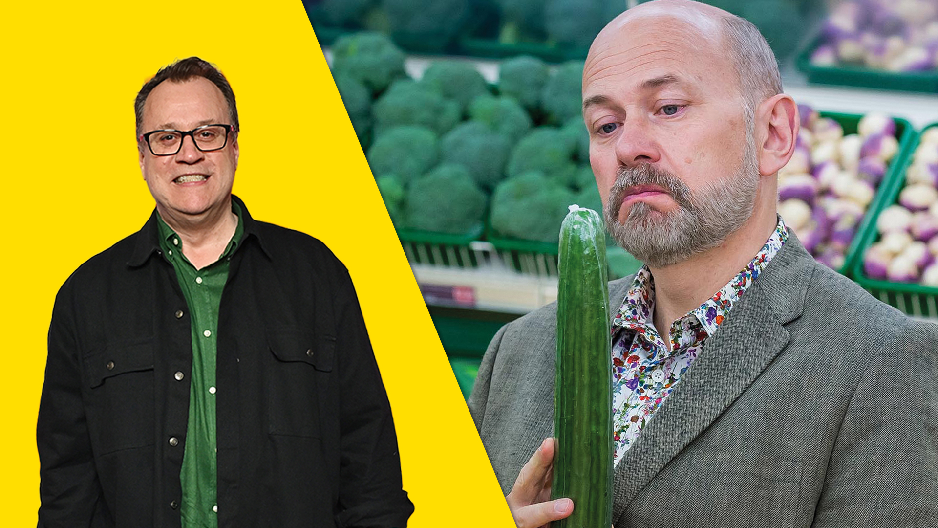 Cucumber creator Russell T Davies and star Vincent Franklin