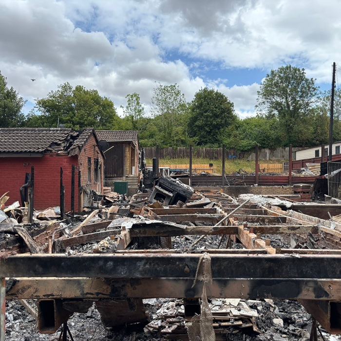 Ver Meadows after the fire