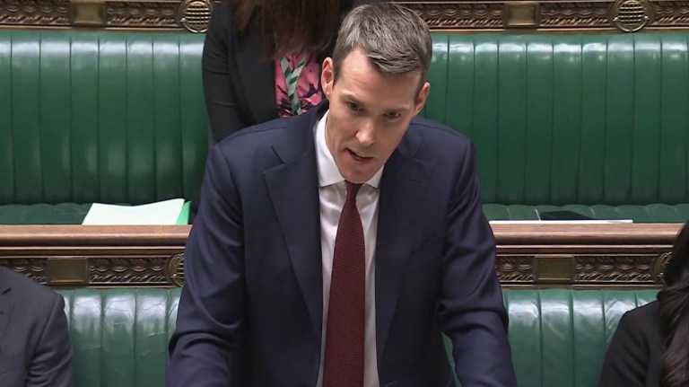 Labour housing minister Matthew Pennycook in a Renters' Rights Bill parliamentary debate