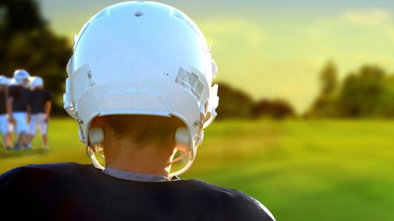 american football helmet
