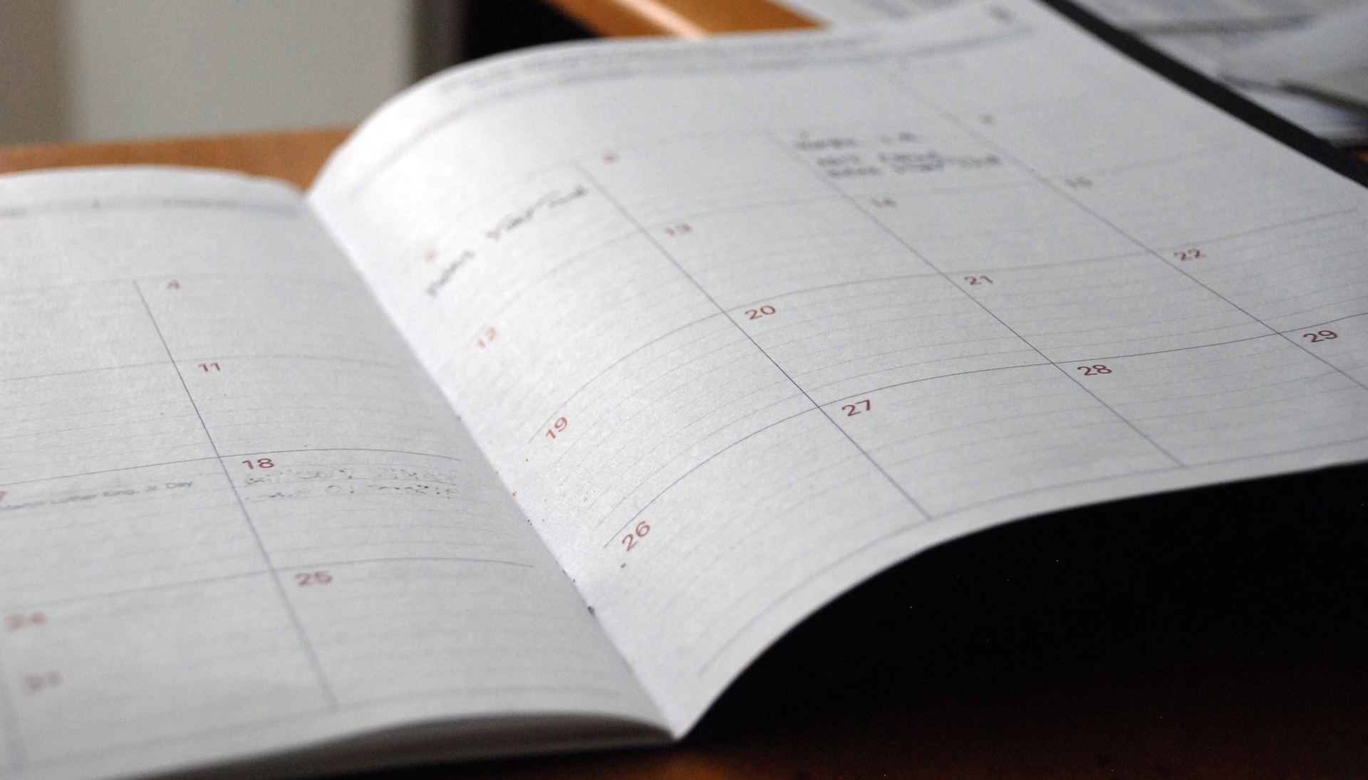 Image of a calendar