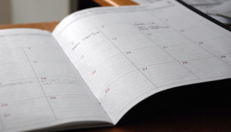 Image of a calendar