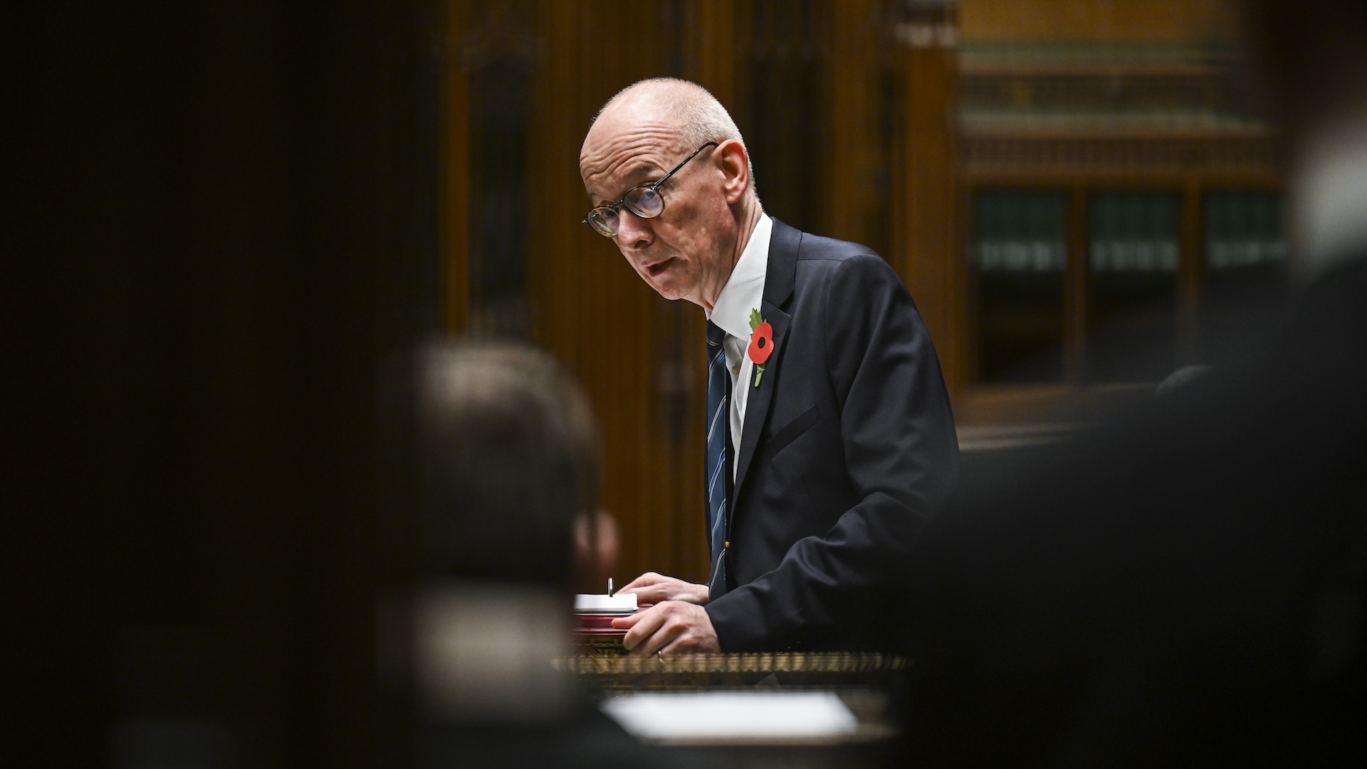 New work and pensions secretary Pat McFadden in the House of Commons