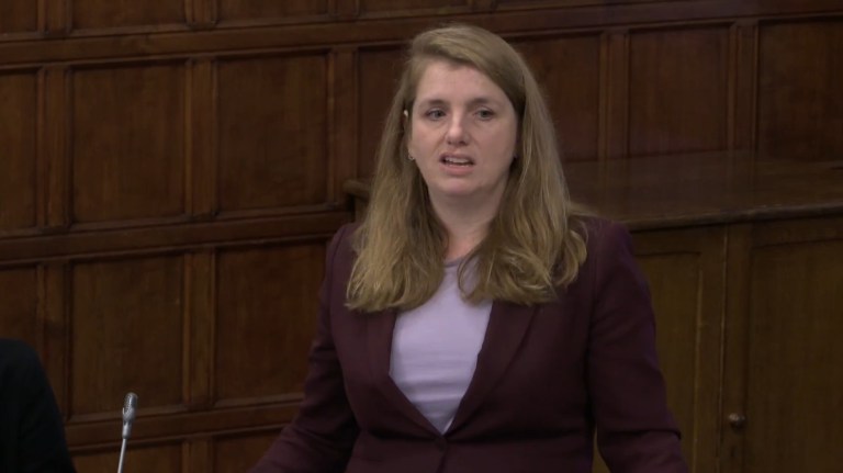 homelessness minister Alison McGovern
