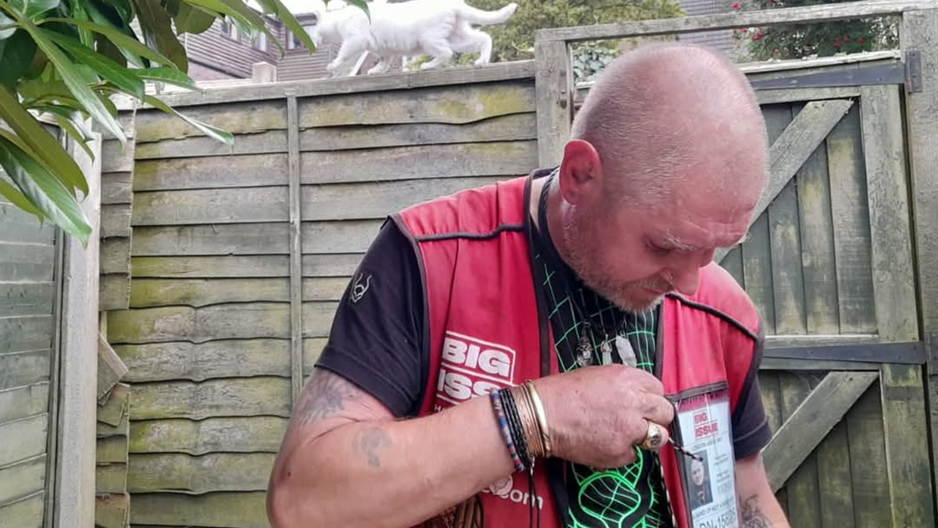 Former Big Issue vendor Richard Sanders