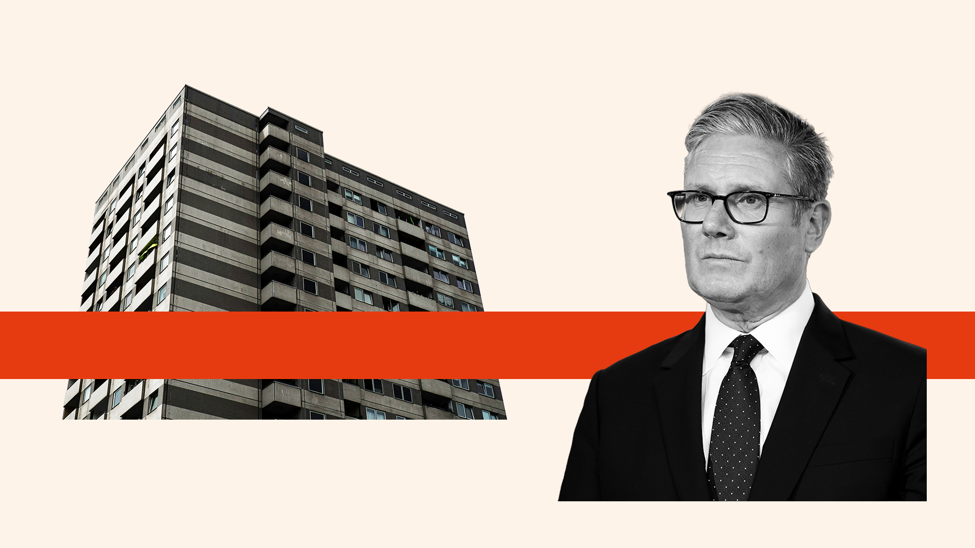 Keir Starmer and a block of flats