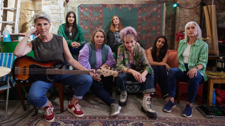 The lead cast of Riot Women - BBC drama