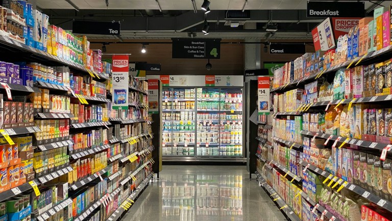 supermarket aisle