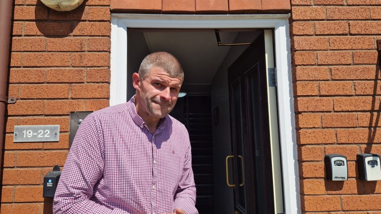 Andre Hopkins at his new home