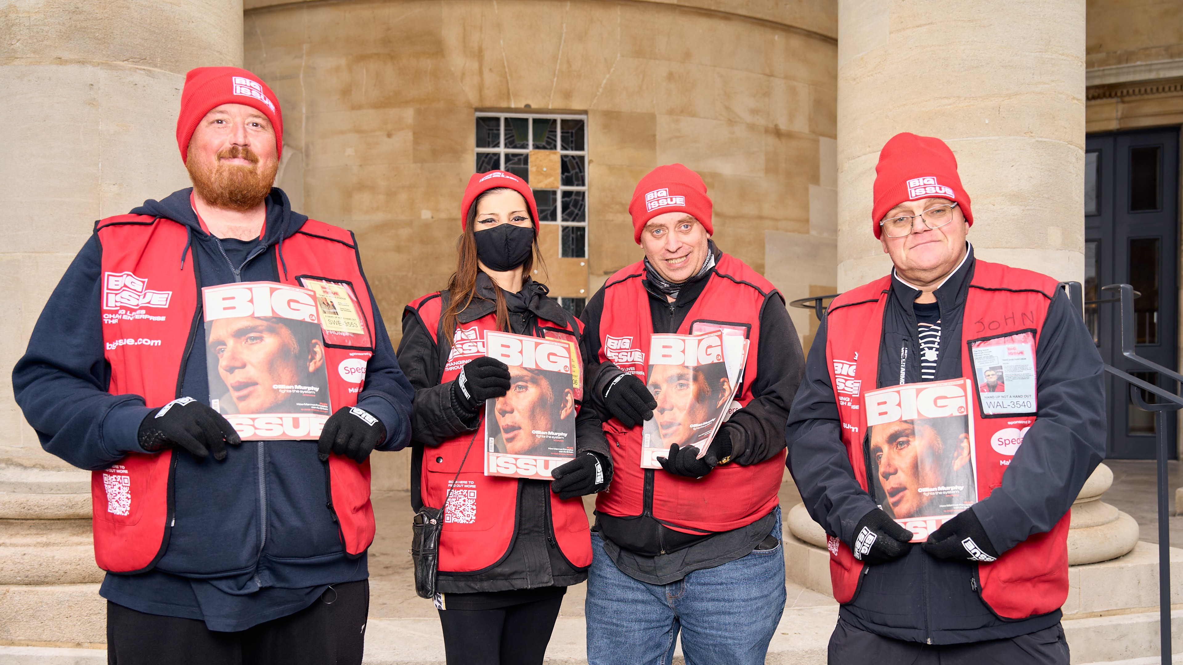 Big Issue vendors