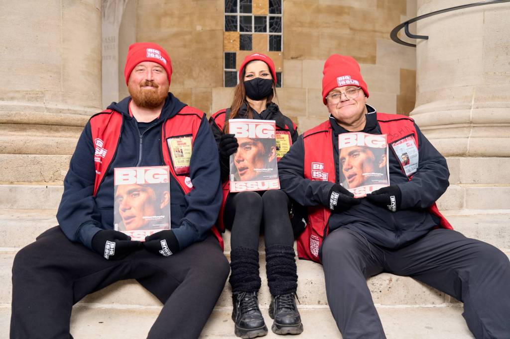 Big Issue vendors