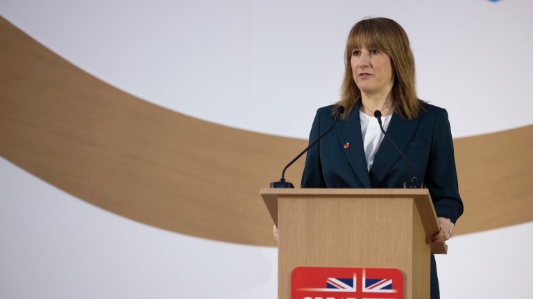 rachel reeves making a speech