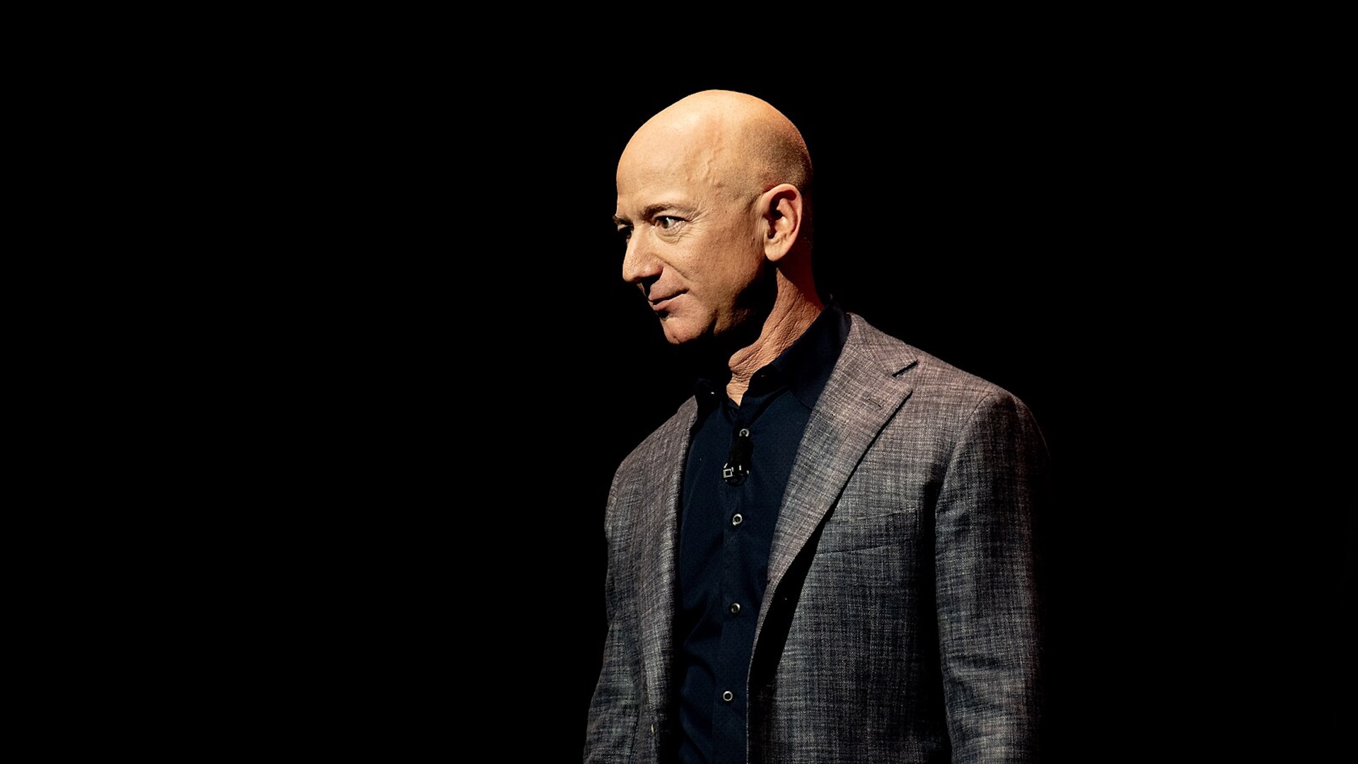 Billionaire Jeff Bezos, the owner of Amazon. I