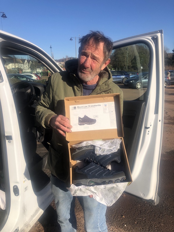 Big Issue vendor Vincent Lewis