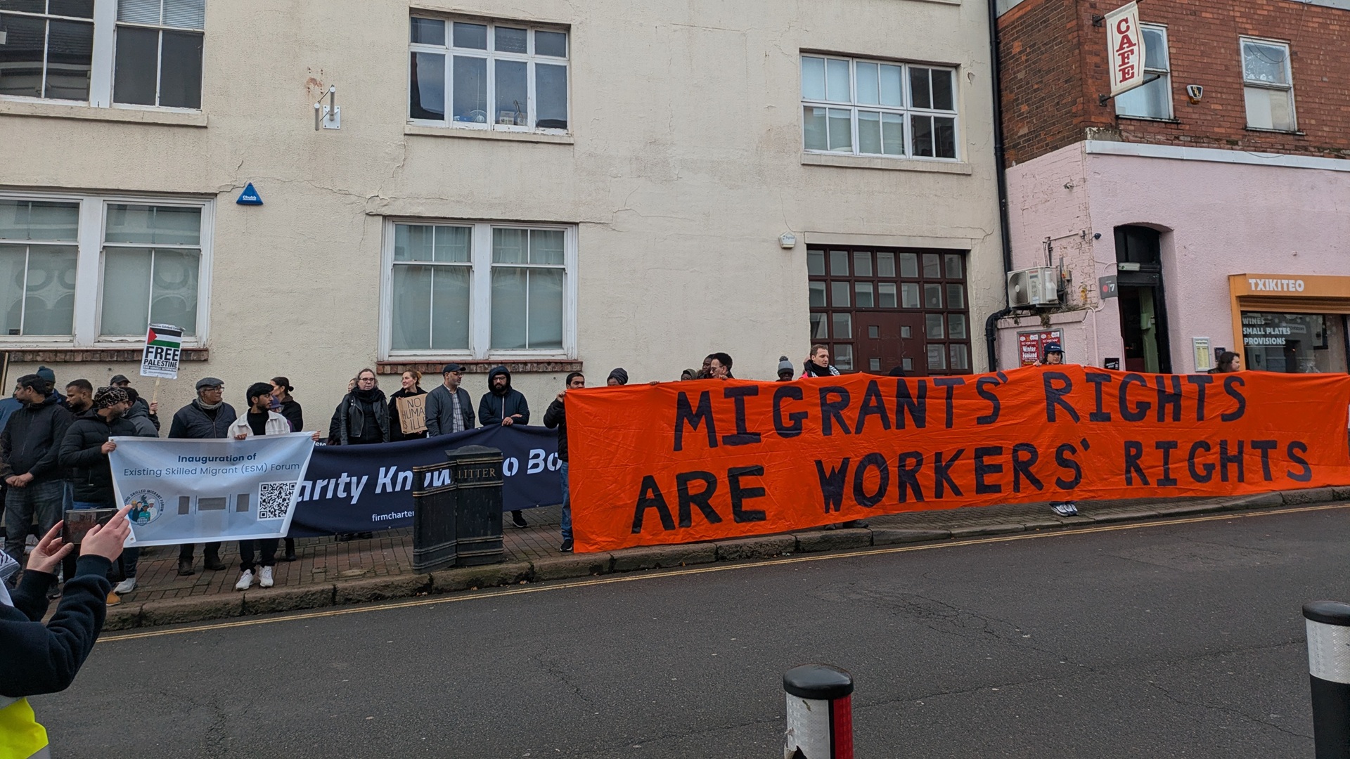 National Demonstration for Migrant Workers’ Rights protest in Birmingham
