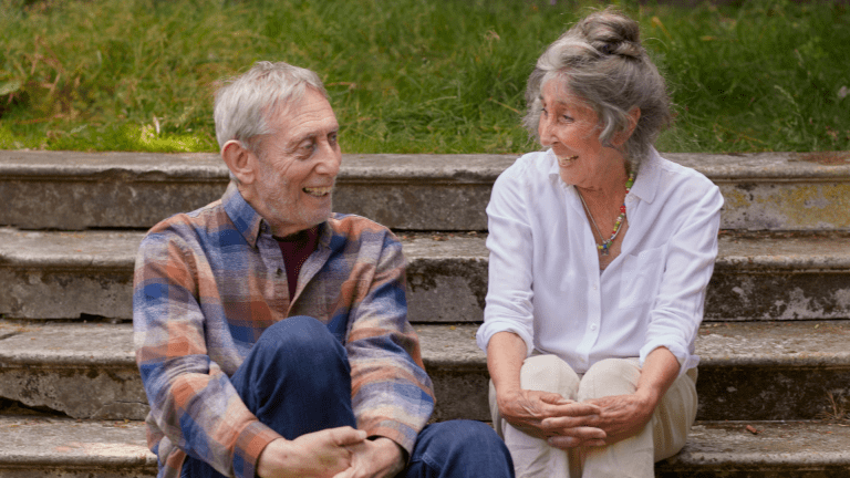 Michael Rosen and Helen Oxenbury, photographed by Debra Hurness-Brown