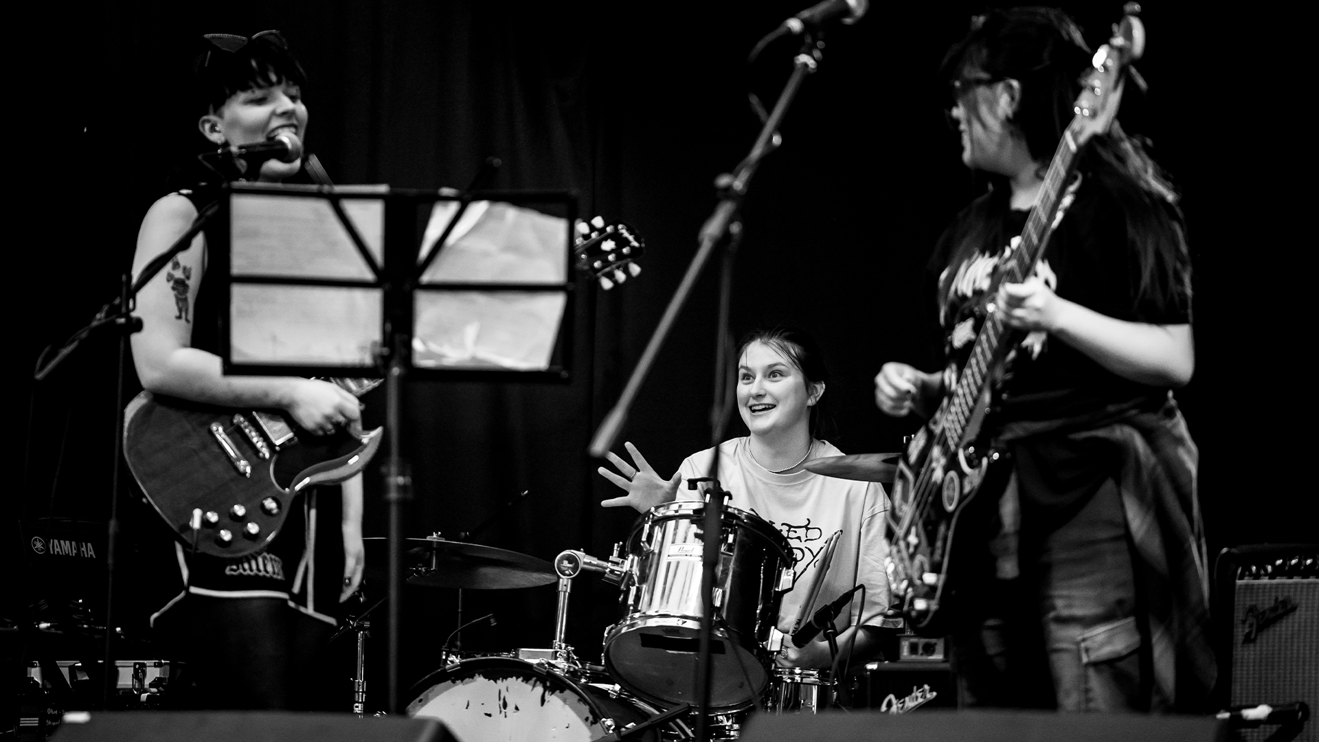 Young musicians at the Young Musicians Project