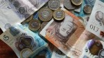 UK pounds coins and banknotes