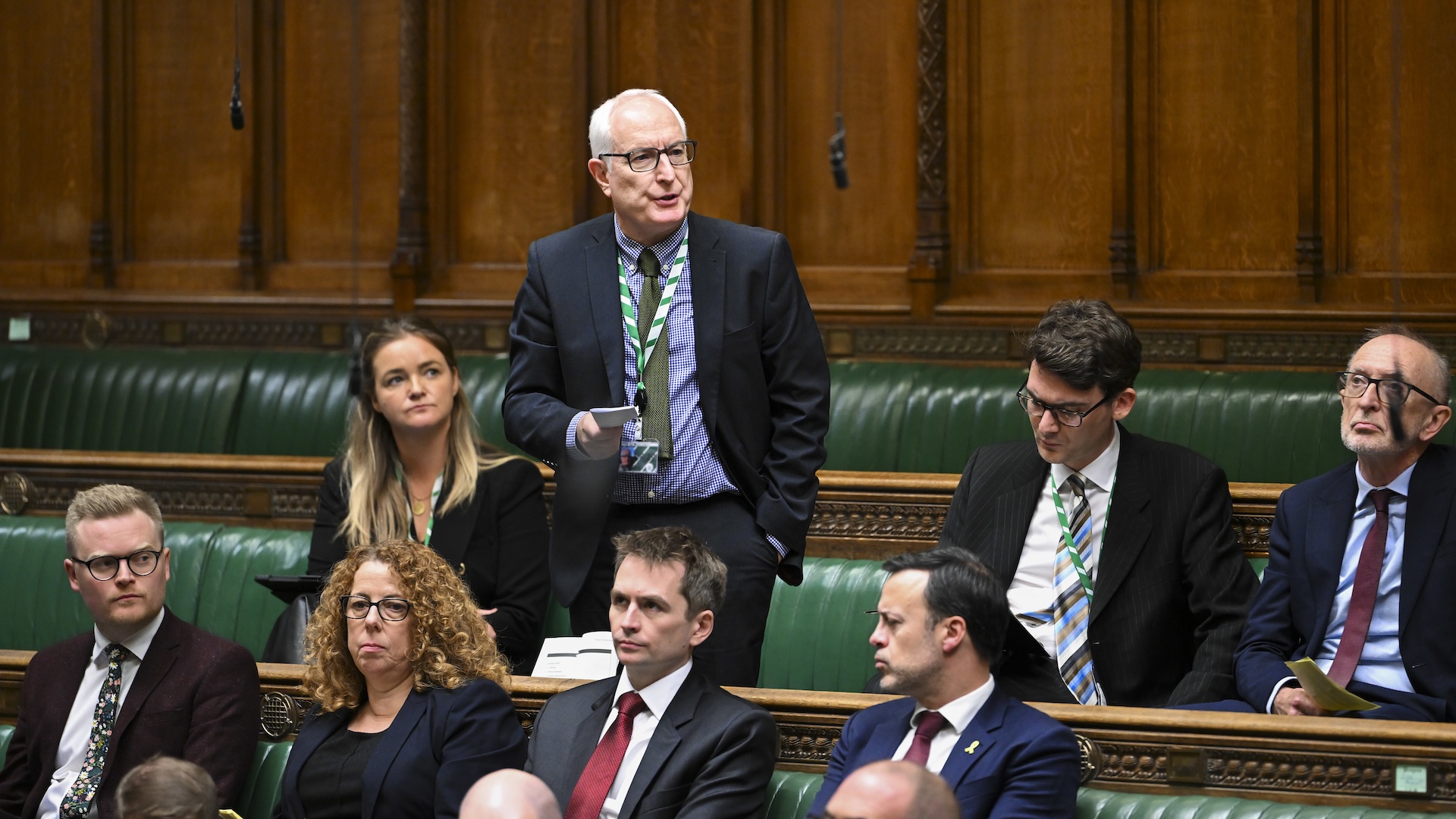 Neil Duncan-Jordan, MP for Poole, speaking in parliament.