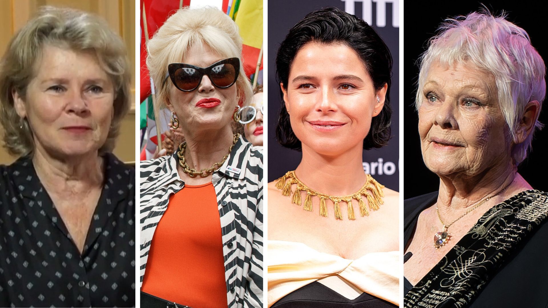 Imelda Staunton, Joanna Lumley, Jessie Buckley and Judi Dench.