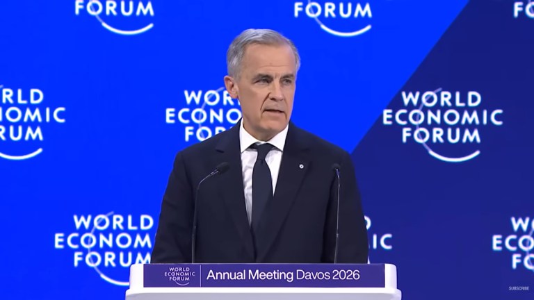 Canadian prime minister Mark Carney Davos