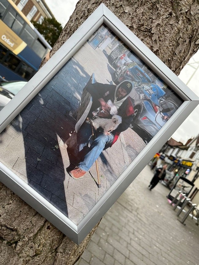 A photo of Big Issue vendor Paul Crawford