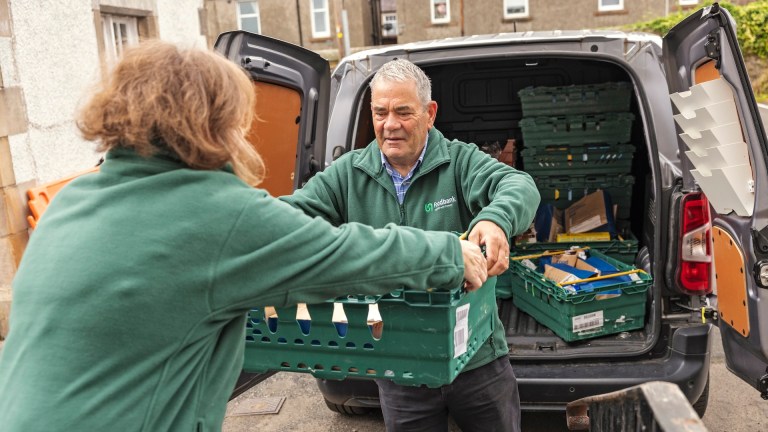 Peeblesshire Foodbank in the Trussell network.