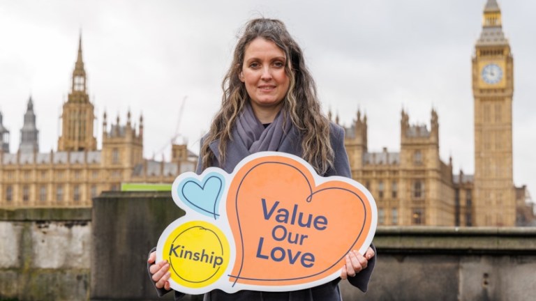 Sarah, a kinship carer who took in her two-year-old nephew.