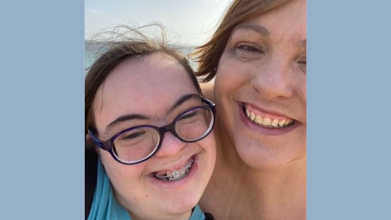 Sharon Smith and daughter Tanzie.