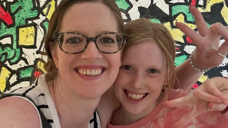 Sara and her daughter Ava.