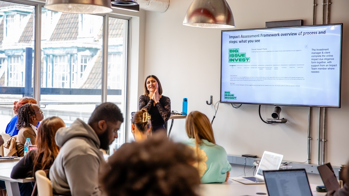 Big Issue Invest impact workshop