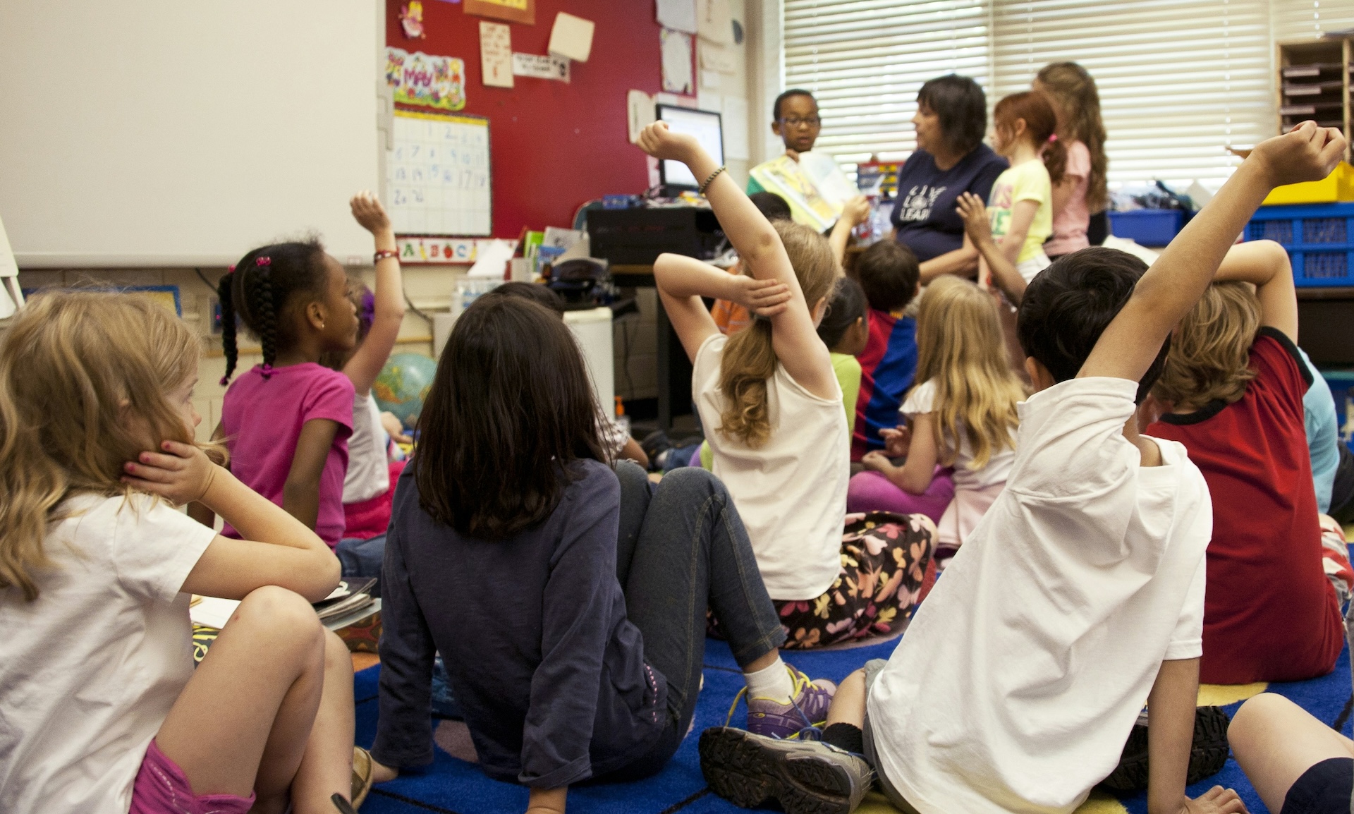 Children in a classroom