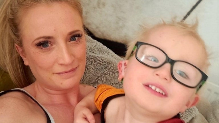 Kimberly Hind and son Harvey