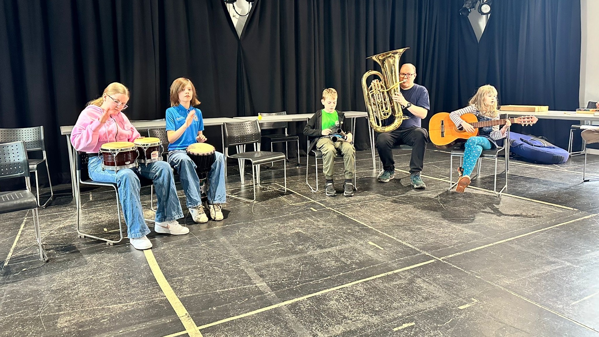 band practice at Kingston Carers Network