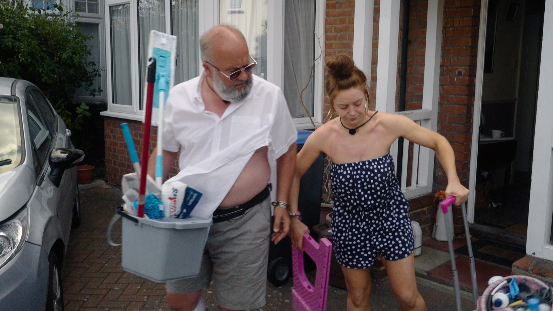 Millionaire Anthony and barmaid Tilly handcuffed together on Channel 4's Handcuffed