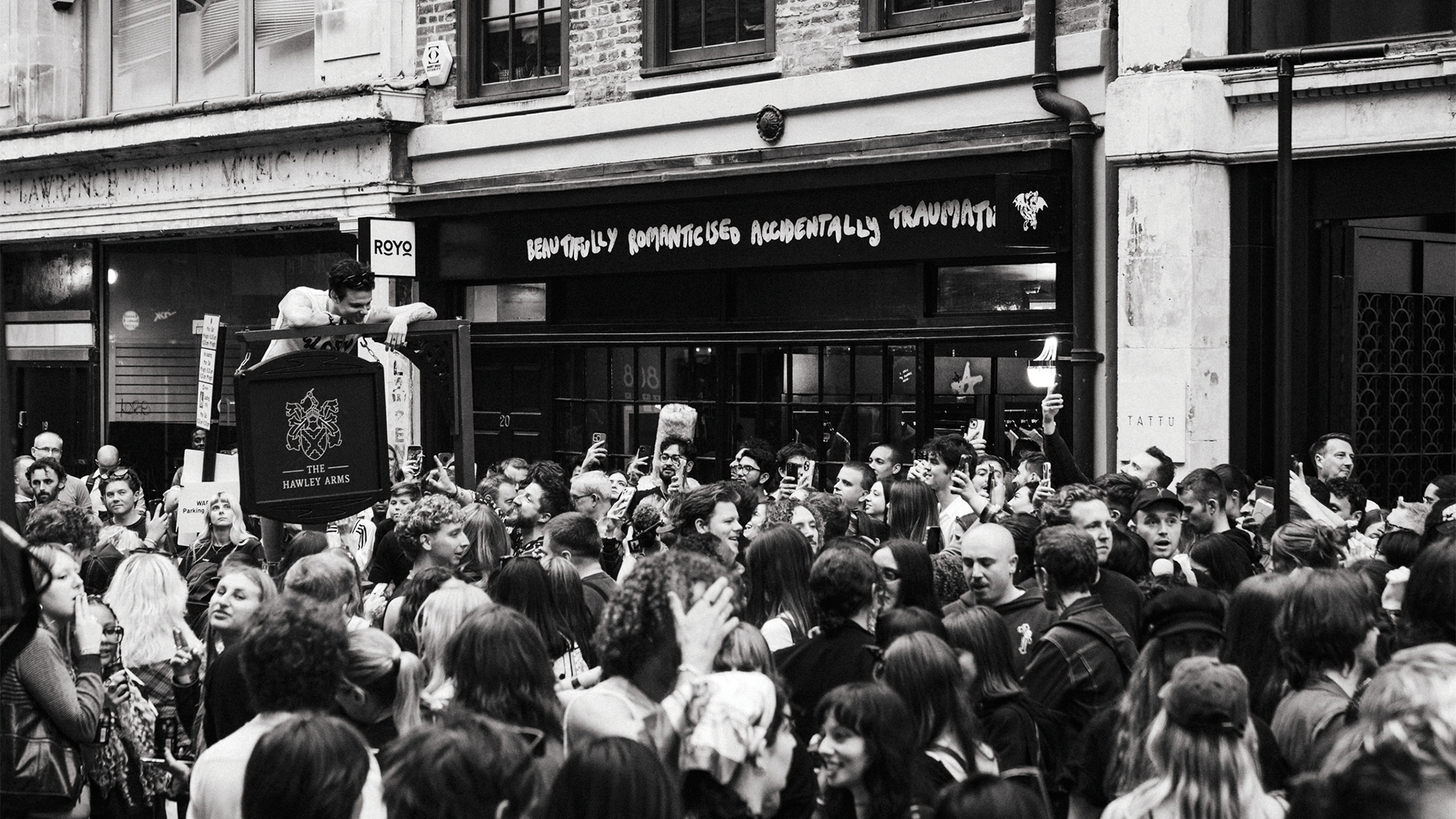 The opening of Yungblud's store and community space on London's Denmark Street in Soho